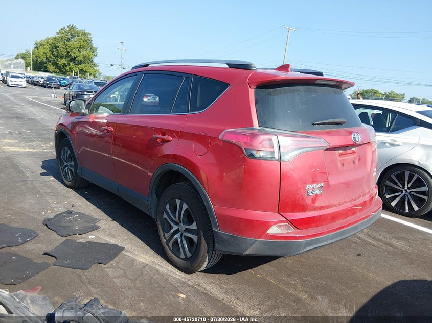 Vin: jtmbfrev9hj124273, lot: 46229409, toyota rav4 le 20173