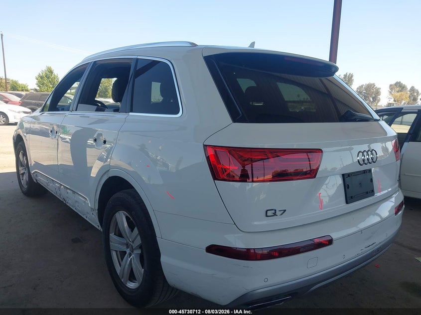 Vin: wa1ahaf78jd040418, lot: 46229411, audi q7 2.0t premium 20183