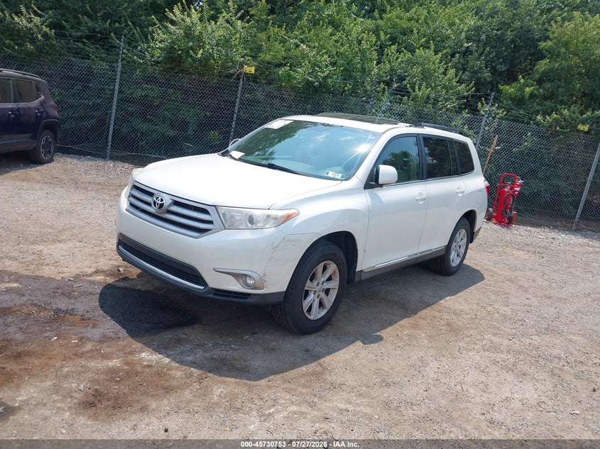 Vin: 5tdbk3eh9ds275548, lot: 46229452, toyota highlander se v6 20132