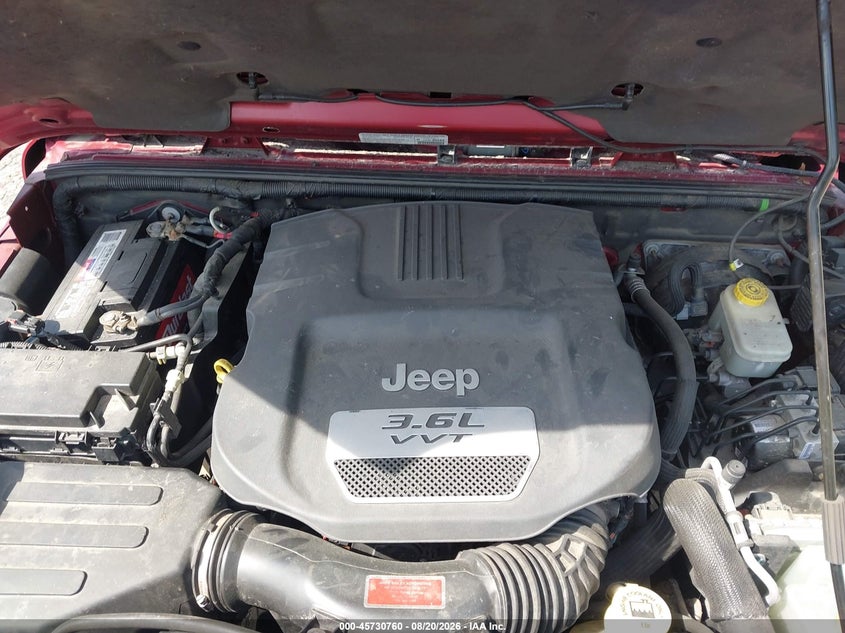 JEEP WRANGLER UNLIMITED 2013 VIN 1C4BJWEG3DL596062