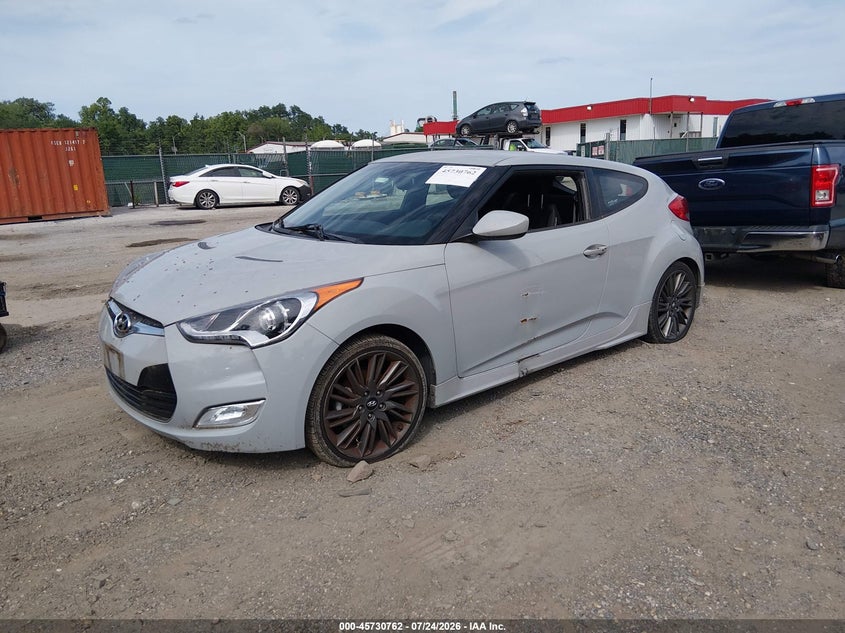 Vin: kmhtc6ad0du127771, lot: 46229461, hyundai veloster mix 20132