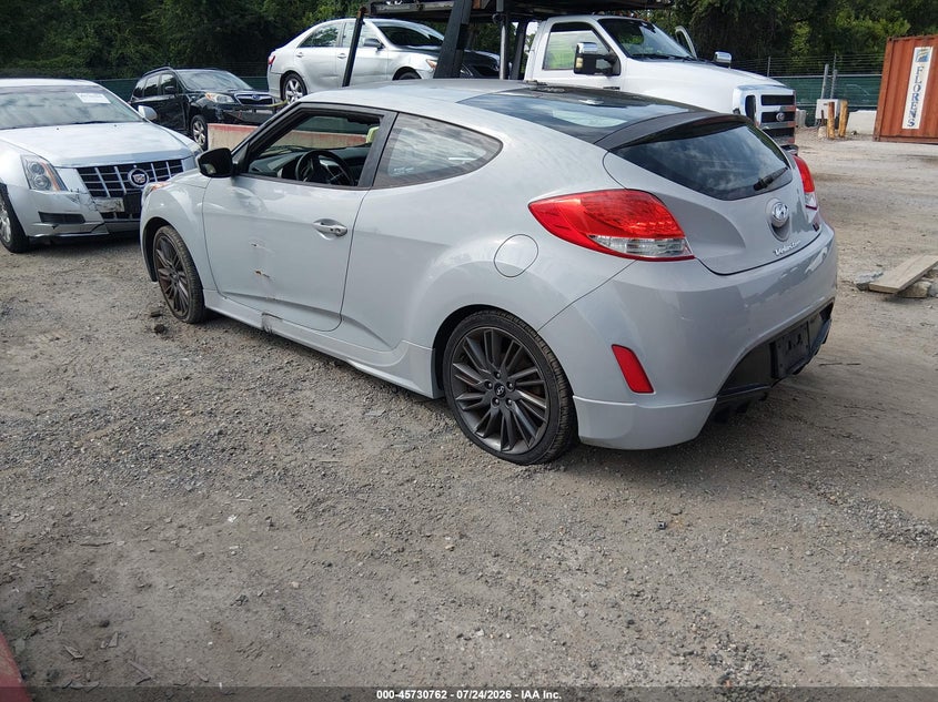 Vin: kmhtc6ad0du127771, lot: 46229461, hyundai veloster mix 20133
