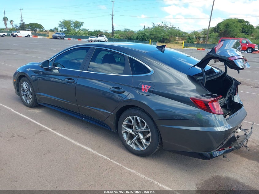 Vin: kmhl64ja8na213821, lot: 46229492, hyundai sonata sel 20223