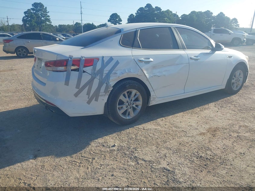 Vin: knagt4l34h5137893, lot: 46229513, kia optima lx 20174
