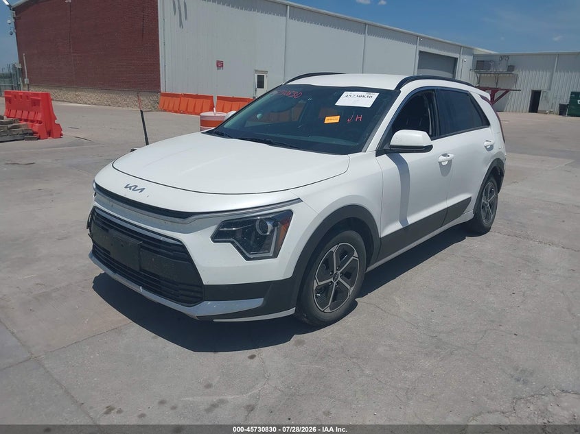 Vin: kndcp3le5p5086954, lot: 46229529, kia niro lx 20232