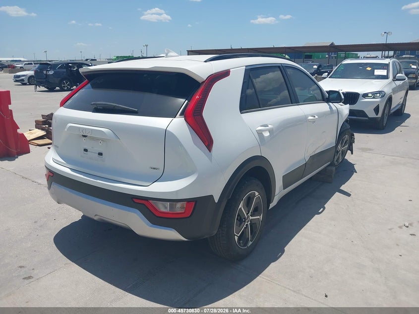 Vin: kndcp3le5p5086954, lot: 46229529, kia niro lx 20234
