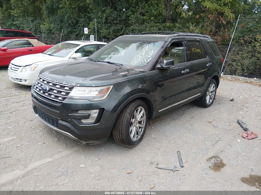 Vin: 1fm5k7f88ggb88317, lot: 46229541, ford explorer limited 20162