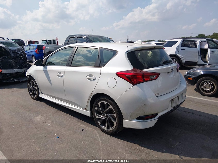 Vin: jtnkarje3hj536396, lot: 46229584, toyota corolla im 20173