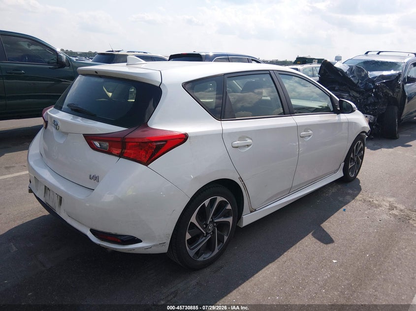 Vin: jtnkarje3hj536396, lot: 46229584, toyota corolla im 20174