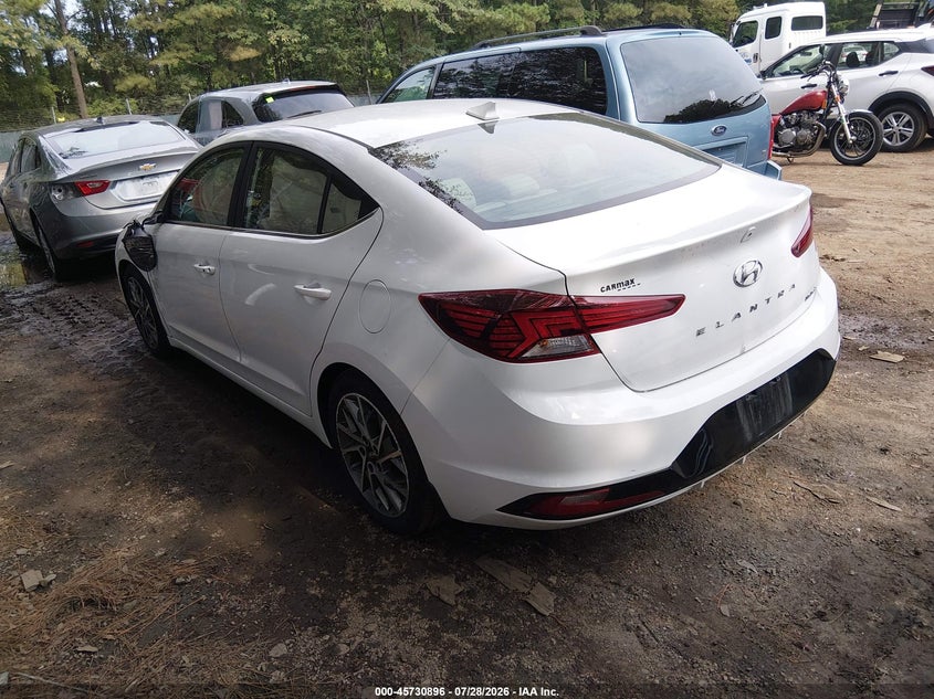 Vin: 5npd84lf0lh537802, lot: 46229595, hyundai elantra limited 20203