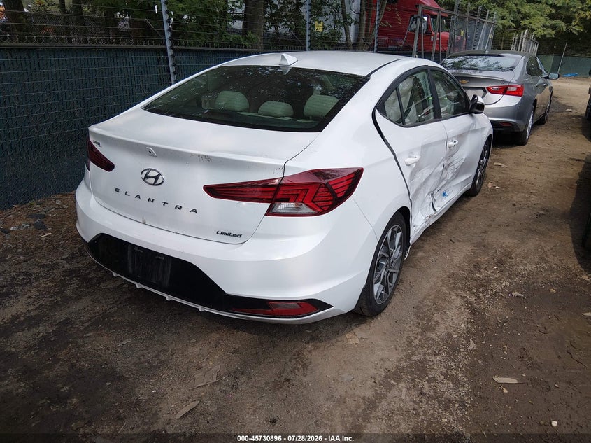 Vin: 5npd84lf0lh537802, lot: 46229595, hyundai elantra limited 20204