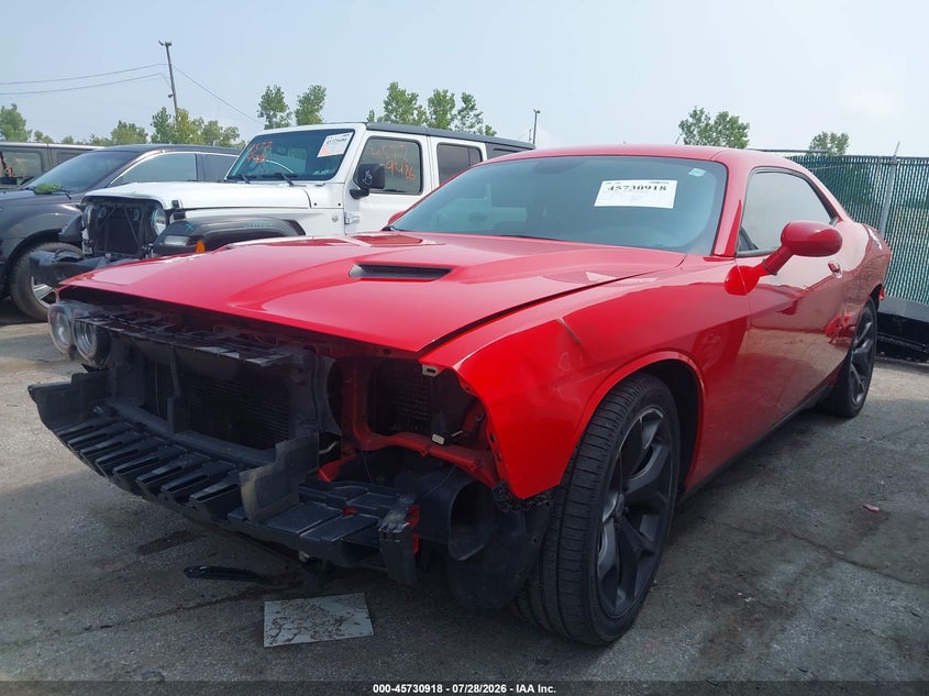 Vin: 2c3cdzag3jh315944, lot: 46229617, dodge challenger sxt 20182