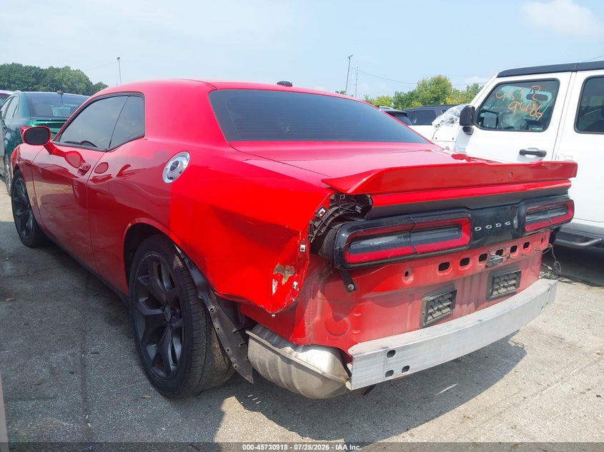 Vin: 2c3cdzag3jh315944, lot: 46229617, dodge challenger sxt 20183