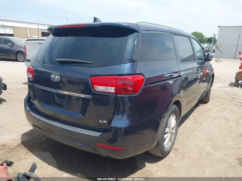 Vin: kndmb5c15g6082442, lot: 46229621, kia sedona lx 20164