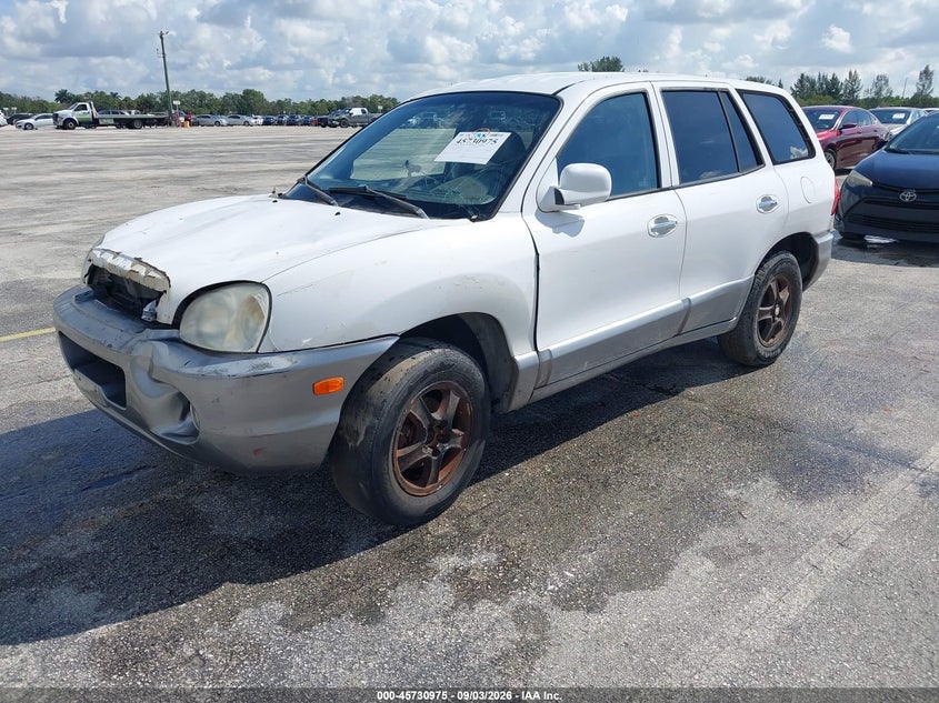 2001 HYUNDAI SANTA FE auction photo 2