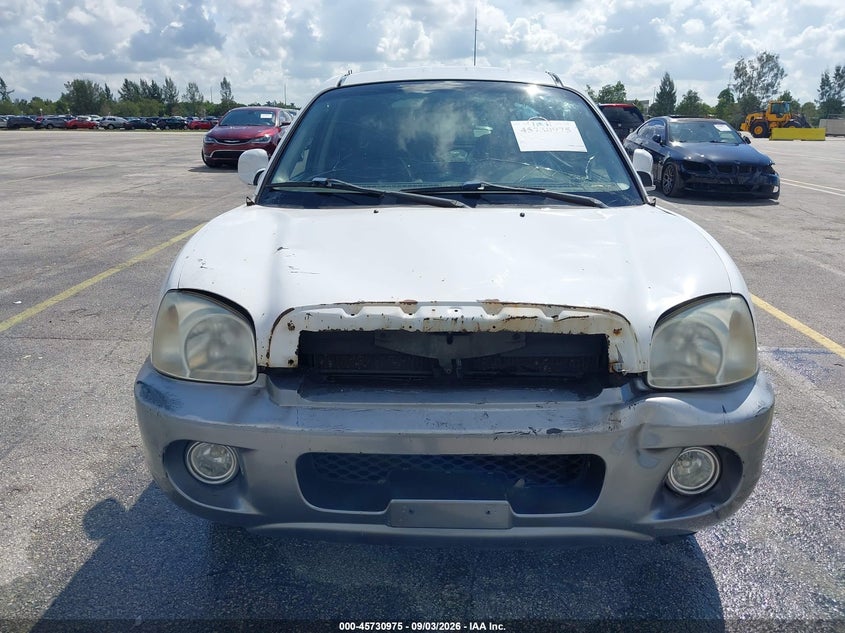 2001 HYUNDAI SANTA FE auction photo 6