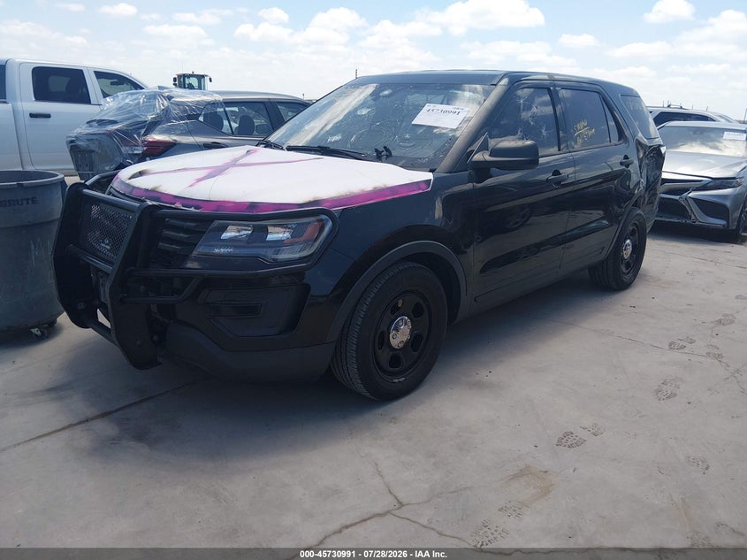 Vin: 1fm5k8at7kgb24120, lot: 46229690, ford police interceptor utility 20192