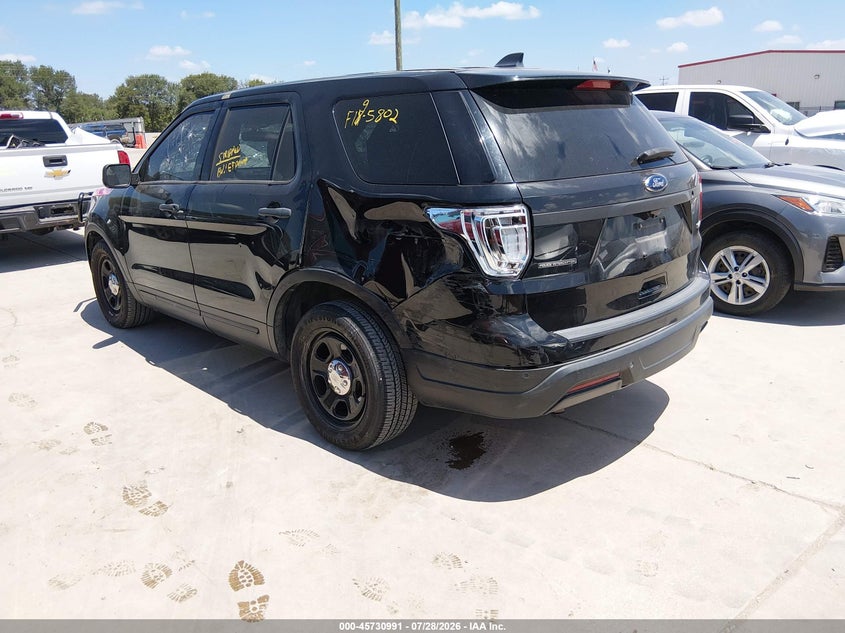 Vin: 1fm5k8at7kgb24120, lot: 46229690, ford police interceptor utility 20193
