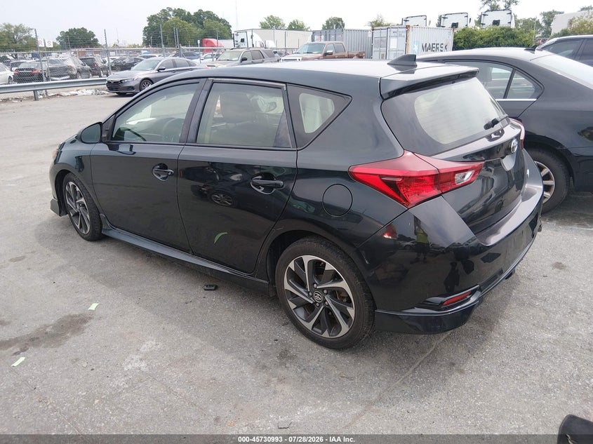 Vin: jtnkarje7hj531962, lot: 46229692, toyota corolla im 20173