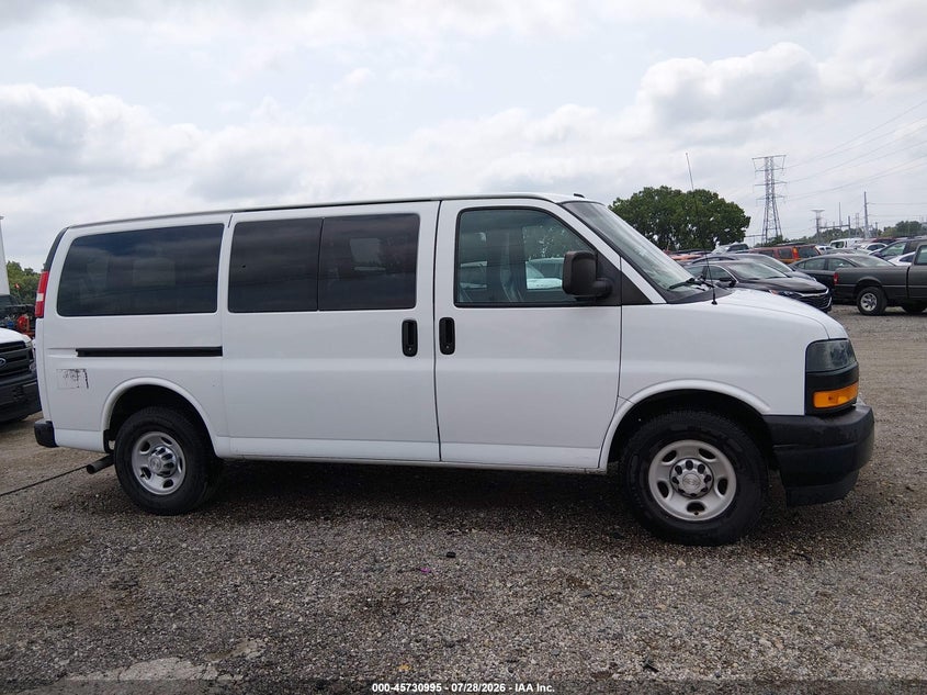 CHEVROLET EXPRESS 2500 2019 VIN 1GAWGEFG8K1334080