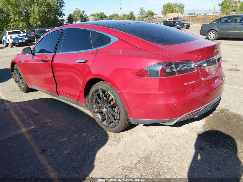 2015 TESLA MODEL S auction photo 3