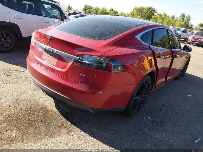 2015 TESLA MODEL S auction photo 4