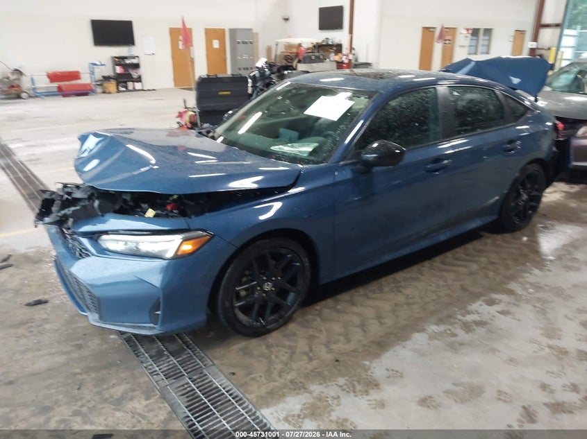 Vin: 2hgfe4f83th332189, lot: 46229700, honda civic hybrid sport/sport touring 20262