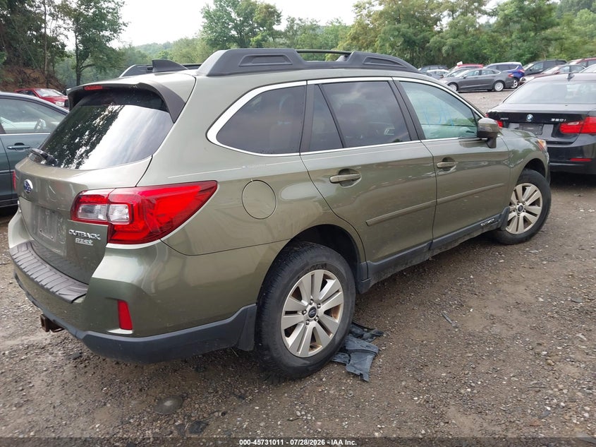 Vin: 4s4bsahc8g3227805, lot: 46229710, subaru outback 2.5i premium 20164