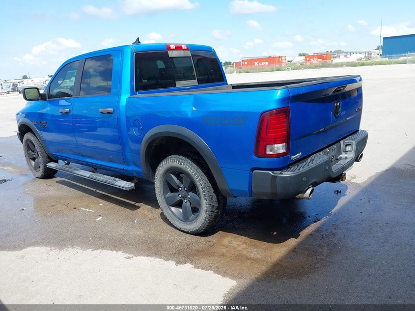 Vin: 1c6rr7ltxls145235, lot: 46229719, ram 1500 classic warlock  4x4 5'7 box 20203