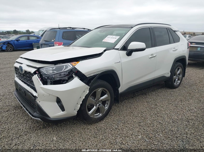 Vin: jtmdwrfv5kd519922, lot: 46229729, toyota rav4 hybrid limited 20192