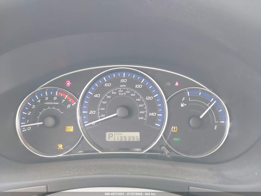SUBARU FORESTER 2010 VIN JF2SH6CC5AH757281