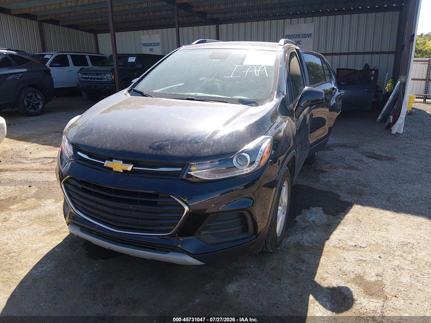 Vin: kl7cjlsmxnb500588, lot: 46229746, chevrolet trax fwd lt 20222