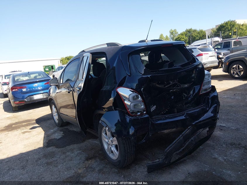 Vin: kl7cjlsmxnb500588, lot: 46229746, chevrolet trax fwd lt 20223