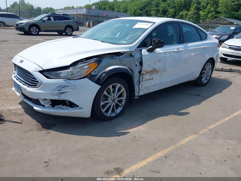 Vin: 3fa6p0lu9hr158374, lot: 46229763, ford fusion hybrid se 20172
