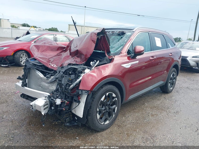 Vin: 5xyrl4jcxsg358816, lot: 46229792, kia sorento s 20252