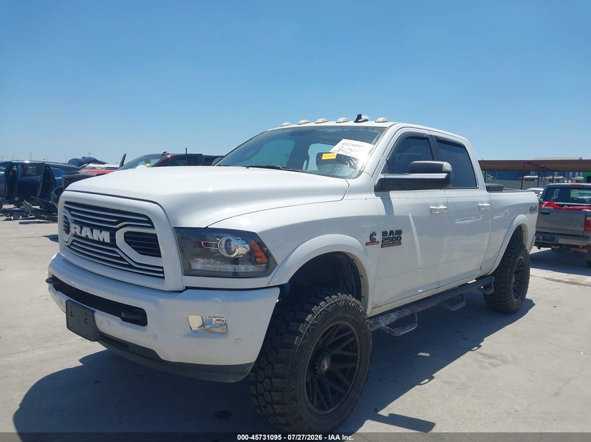 Vin: 3c6ur5fl8jg269311, lot: 46229794, ram 2500 laramie  4x4 6'4 box 20182