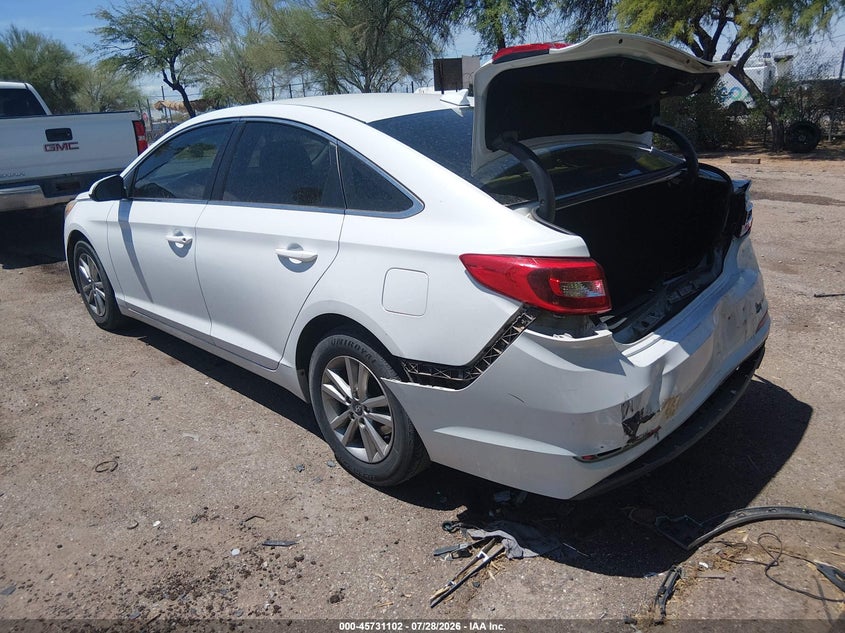 Vin: 5npe24af2gh303241, lot: 46229801, hyundai sonata se 20163
