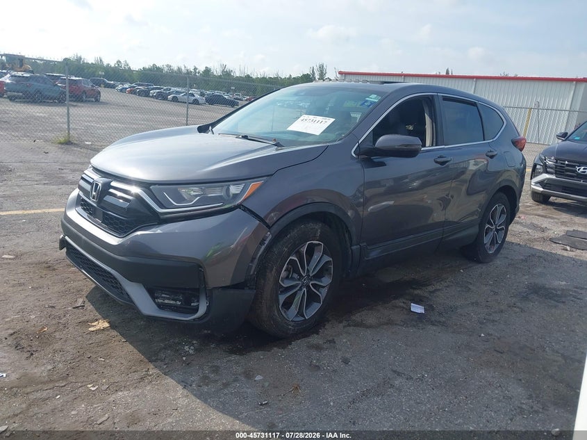 Vin: 5j6rw2h81na003531, lot: 46229817, honda cr-v awd ex-l 20222