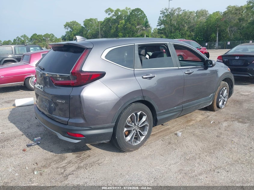 Vin: 5j6rw2h81na003531, lot: 46229817, honda cr-v awd ex-l 20224