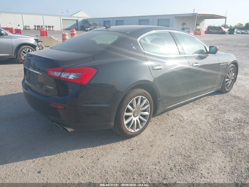 Vin: zam57xsa2e1078826, lot: 46229840, maserati ghibli 20144