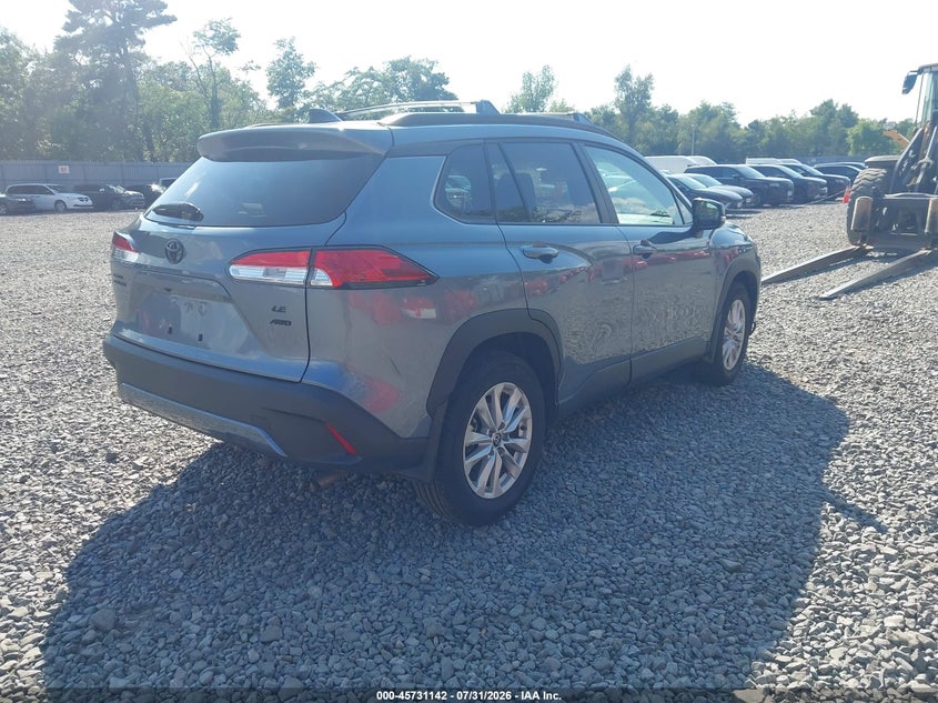Vin: 7mubaabgxsv141539, lot: 46229841, toyota corolla cross le 20254