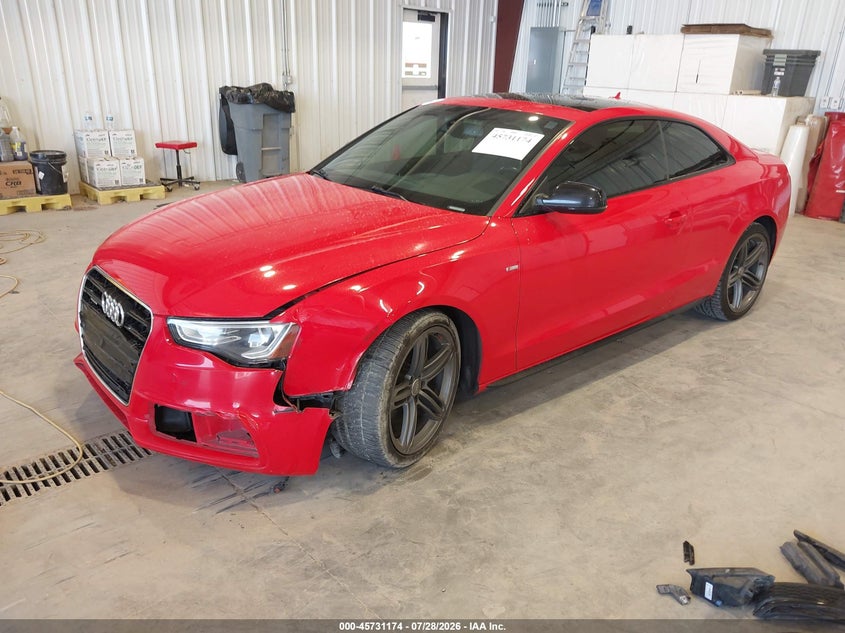 Vin: waumfafr8ea041874, lot: 46229873, audi a5 2.0t premium 20142