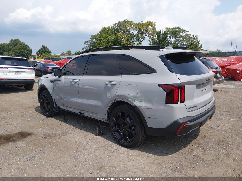 Vin: 5xyrkdjf6sg343341, lot: 46229878, kia sorento x-line sx prestige 20253