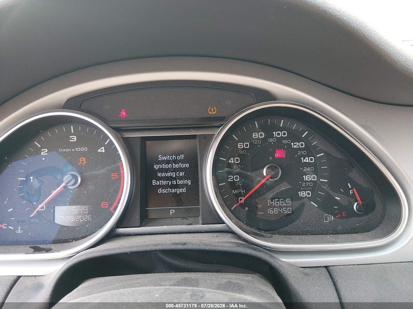 AUDI Q7 2013 VIN WA1LMAFE3DD016132