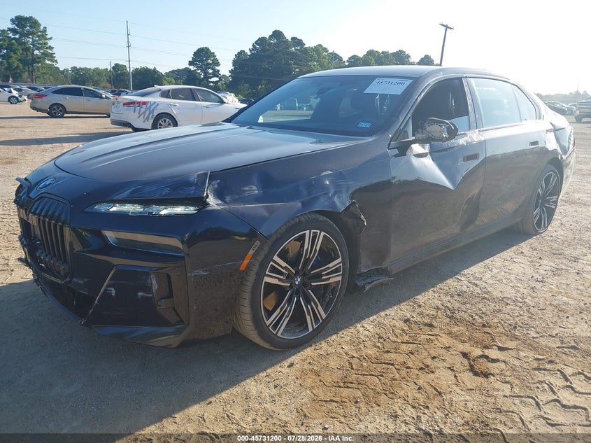Vin: wba33ej05pcl83682, lot: 46229899, bmw 760 i xdrive 20232