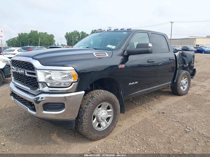 Vin: 3c6ur5cj1kg633122, lot: 46229904, ram 2500 tradesman  4x4 6'4 box 20192
