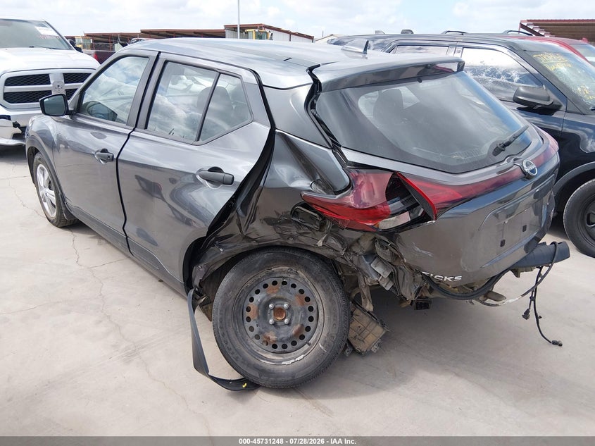 Vin: 3n1cp5bv9nl529457, lot: 46229948, nissan kicks s xtronic cvt 20223