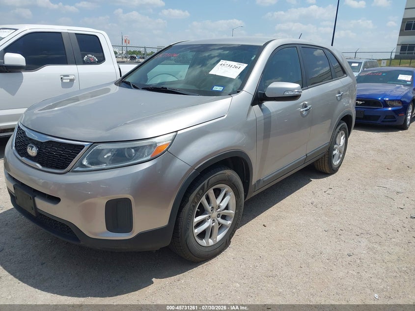 Vin: 5xykt3a61fg602820, lot: 46229960, kia sorento lx 20152