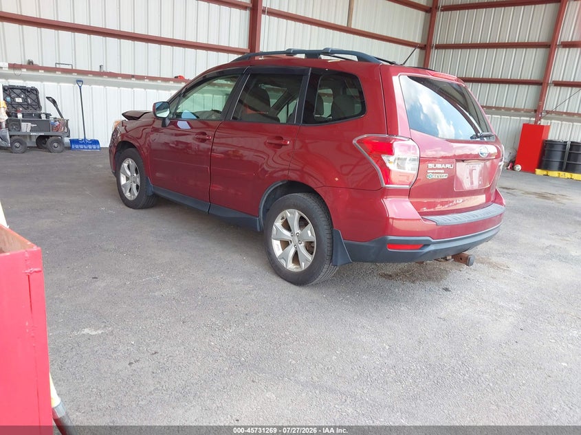Vin: jf2sjadc3fh816213, lot: 46229968, subaru forester 2.5i premium 20153