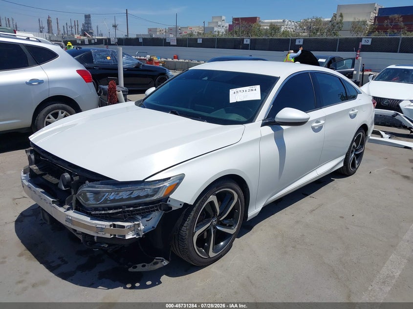 Vin: 1hgcv1f32ja067296, lot: 46229983, honda accord sport 20182
